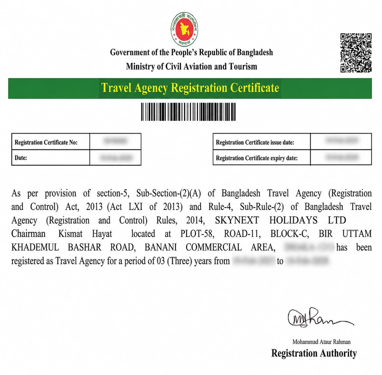 CAAB Licensed